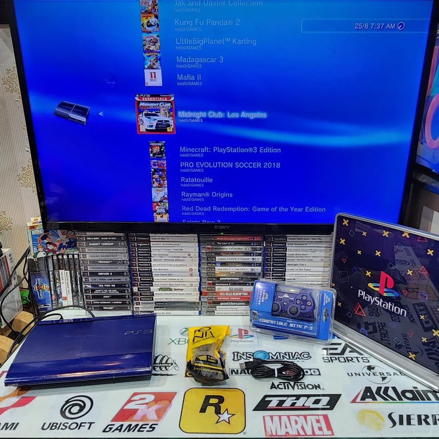 PS3 جهاز بلاستيشن ثري حجم ٥٠٠ قيقا مبرمج