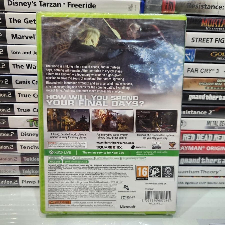 XBOX360 final Fantasy xiii lighting returns جديد