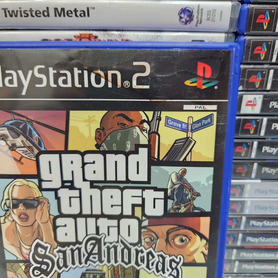 PS2 grand theft auto san andreas