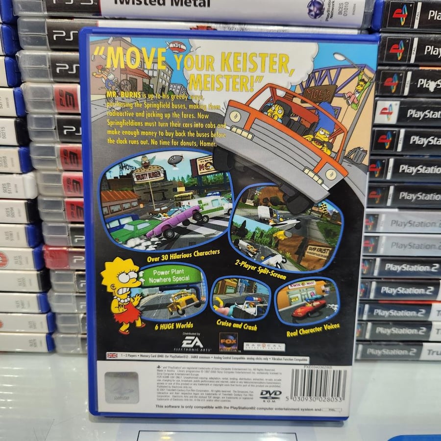 PS2 the Simpsons road Rage