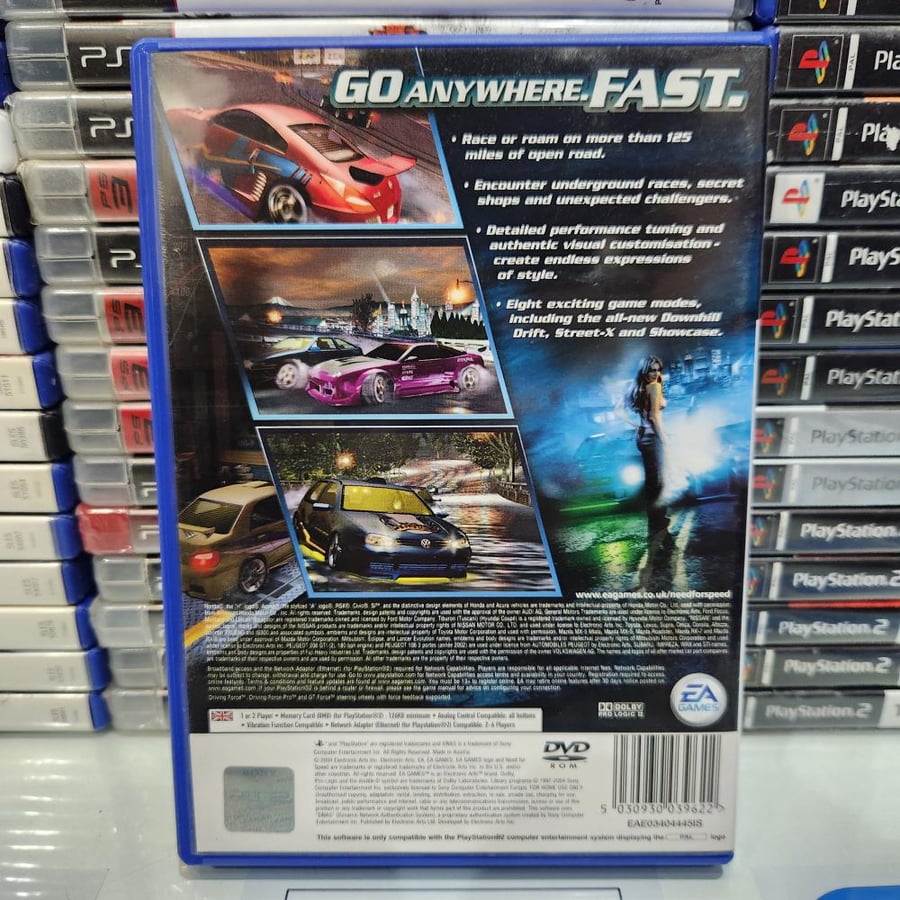 PS2 need for speed underground 2