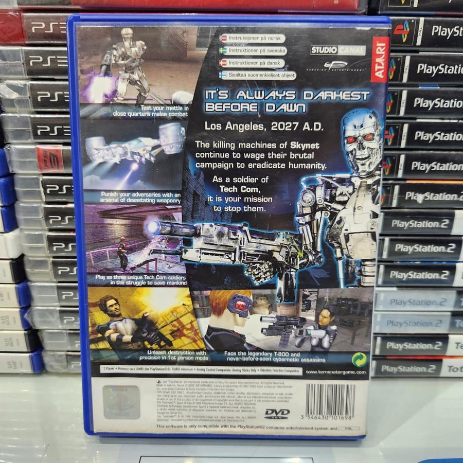 PS2 terminator dawn of fate