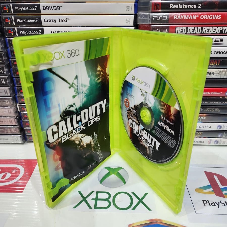 Xbox360 call of duty black ops يوجد ضرر بسيط