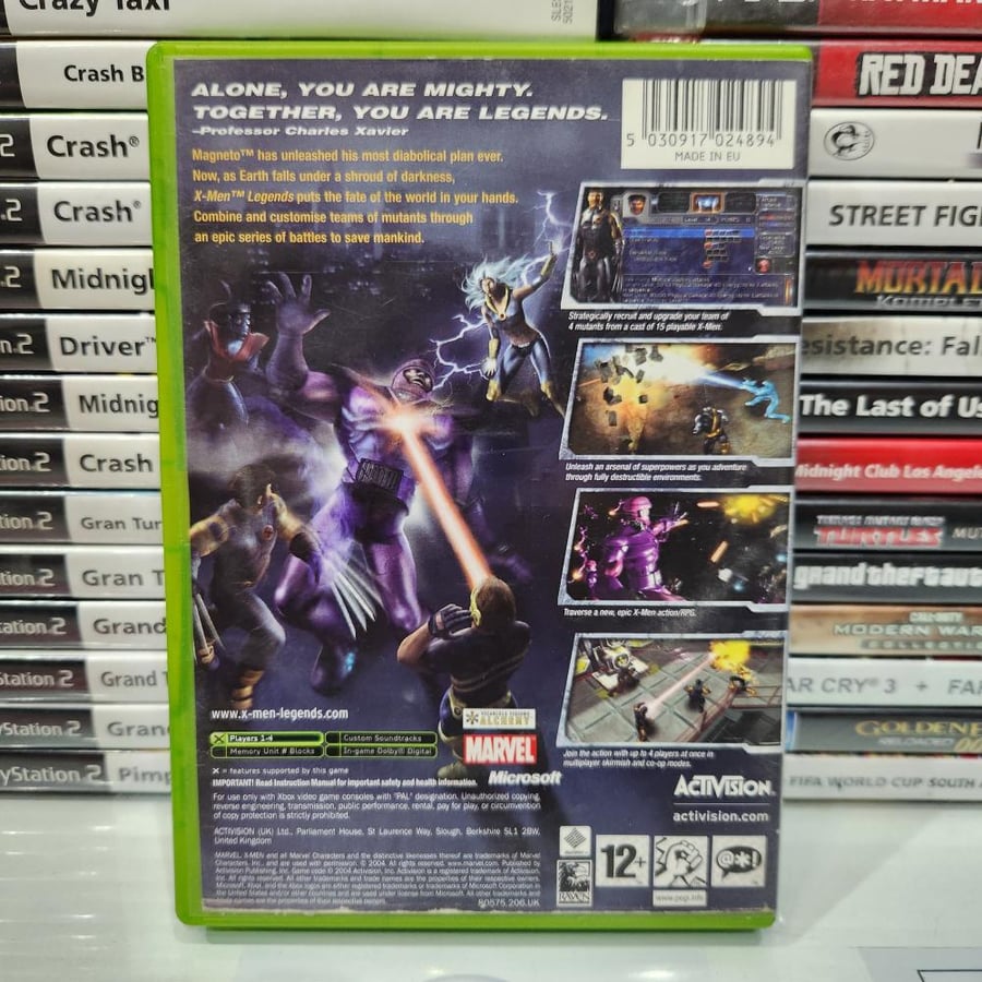 Xbox x men legends