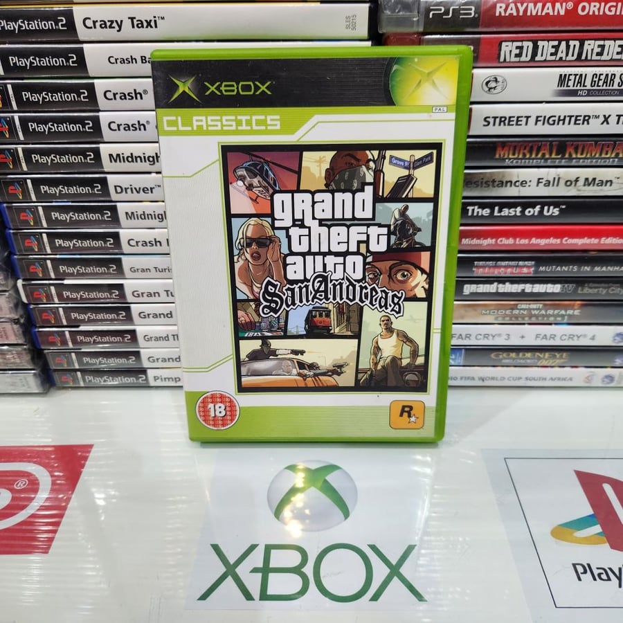 Xbox grand theft auto san andreas