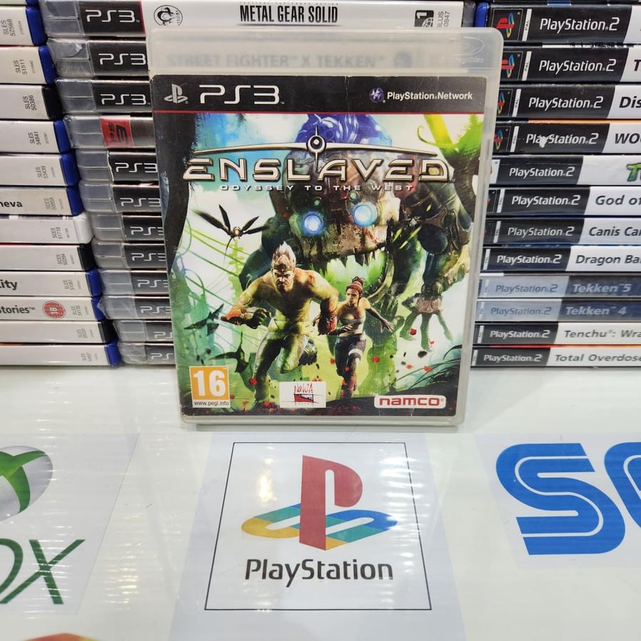 PS3 enslaved odyssey to the west يوجد آثار ماء بالعلبة