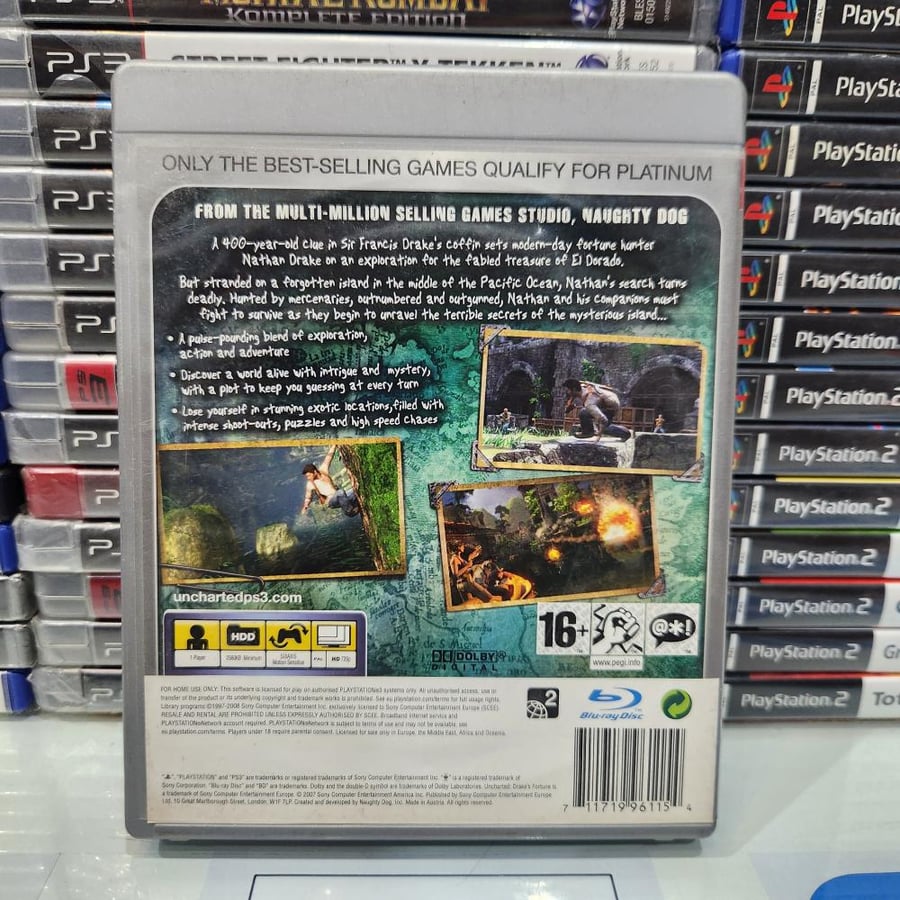 PS3 uncharted drake's fortune