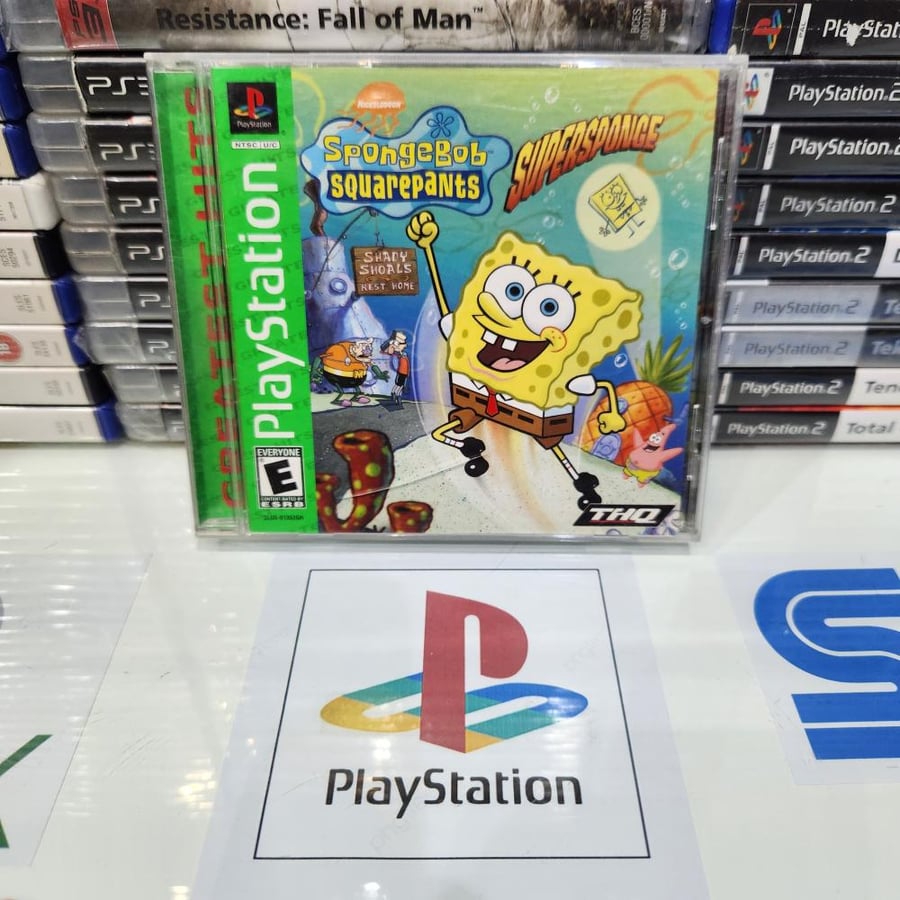 PS1 spongebob squarepants supersponge