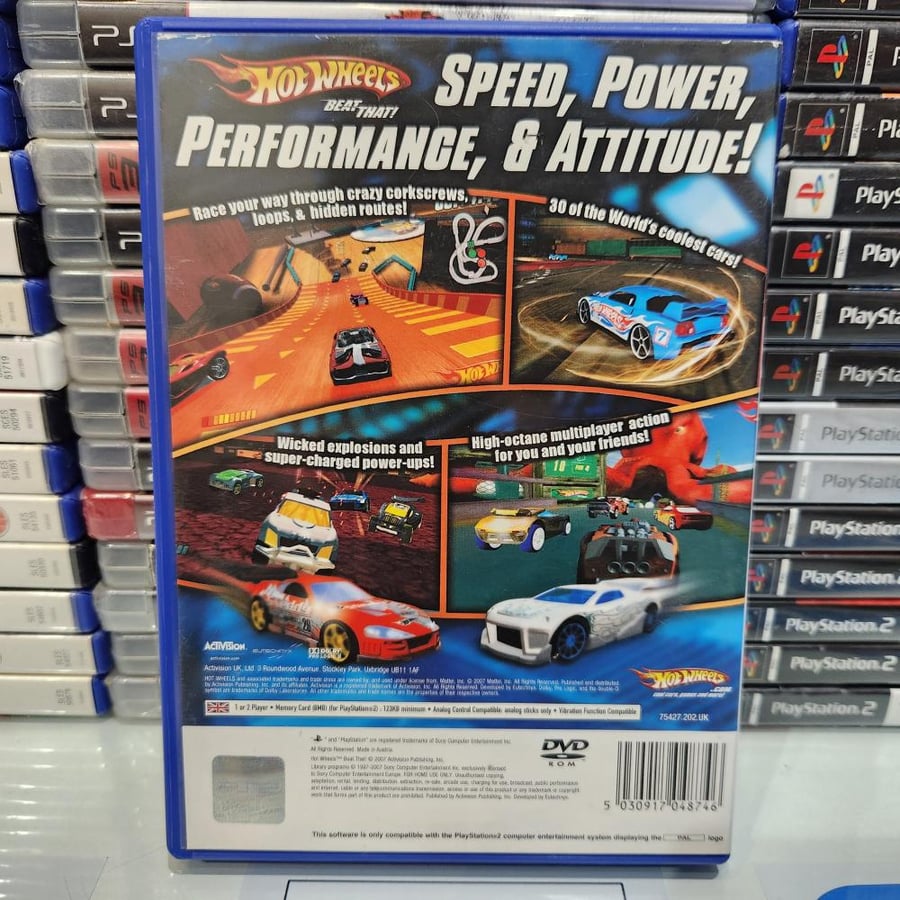 PS2 hot wheels beat that