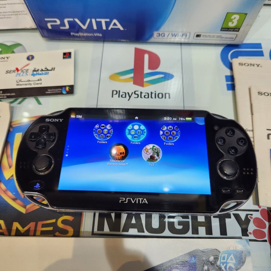 Ps vita جهاز بي اس فيتا مبرمج