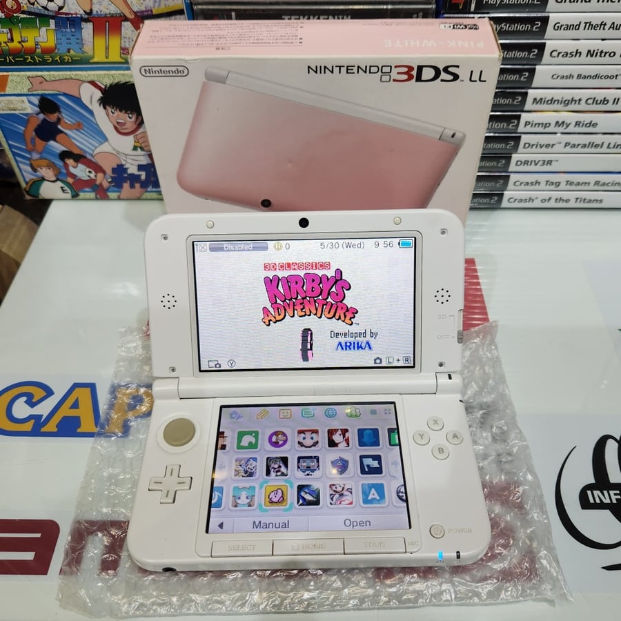 3ds نينتندو ثري دي اس اكس ال لون وردي