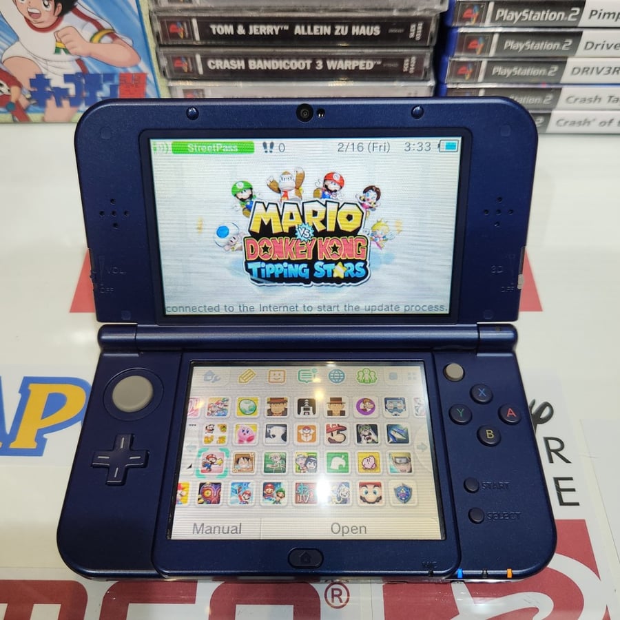 3ds نيو نينتندو ثري دي اس اكس ال لون كحلي