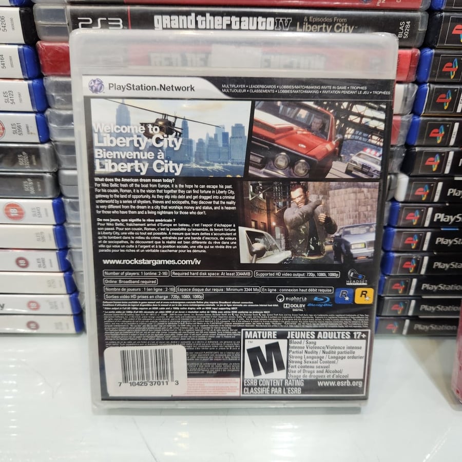 Ps3 grand theft auto iv جديد