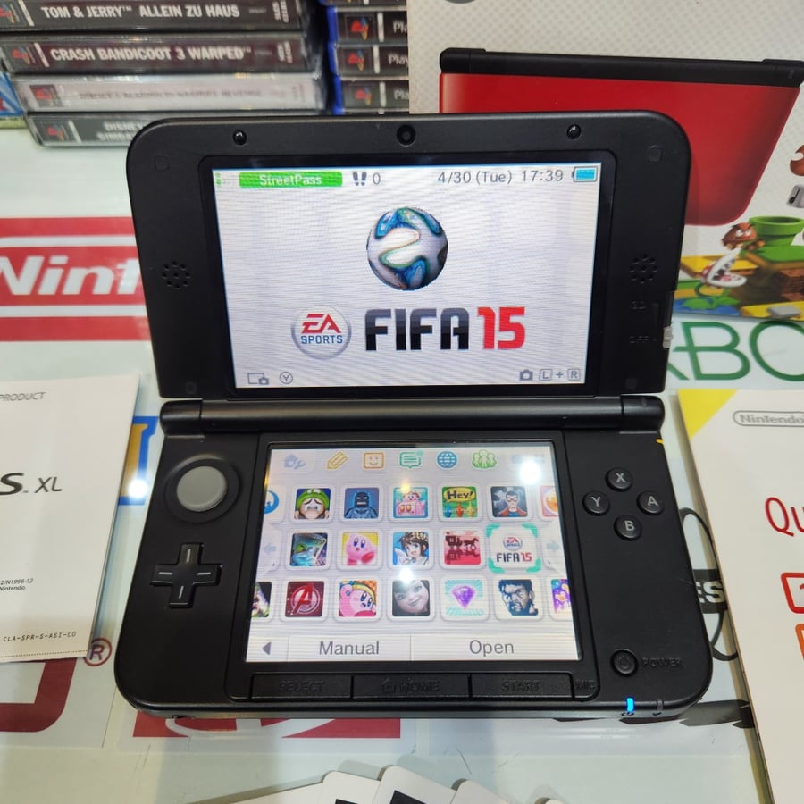 3ds نينتندو ثري دي اس اكس ال لون احمر
