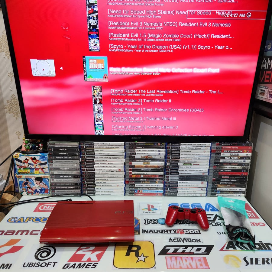 PS3 بلاستيشن ثري حجم ٥٠٠ قيقا مبرمج