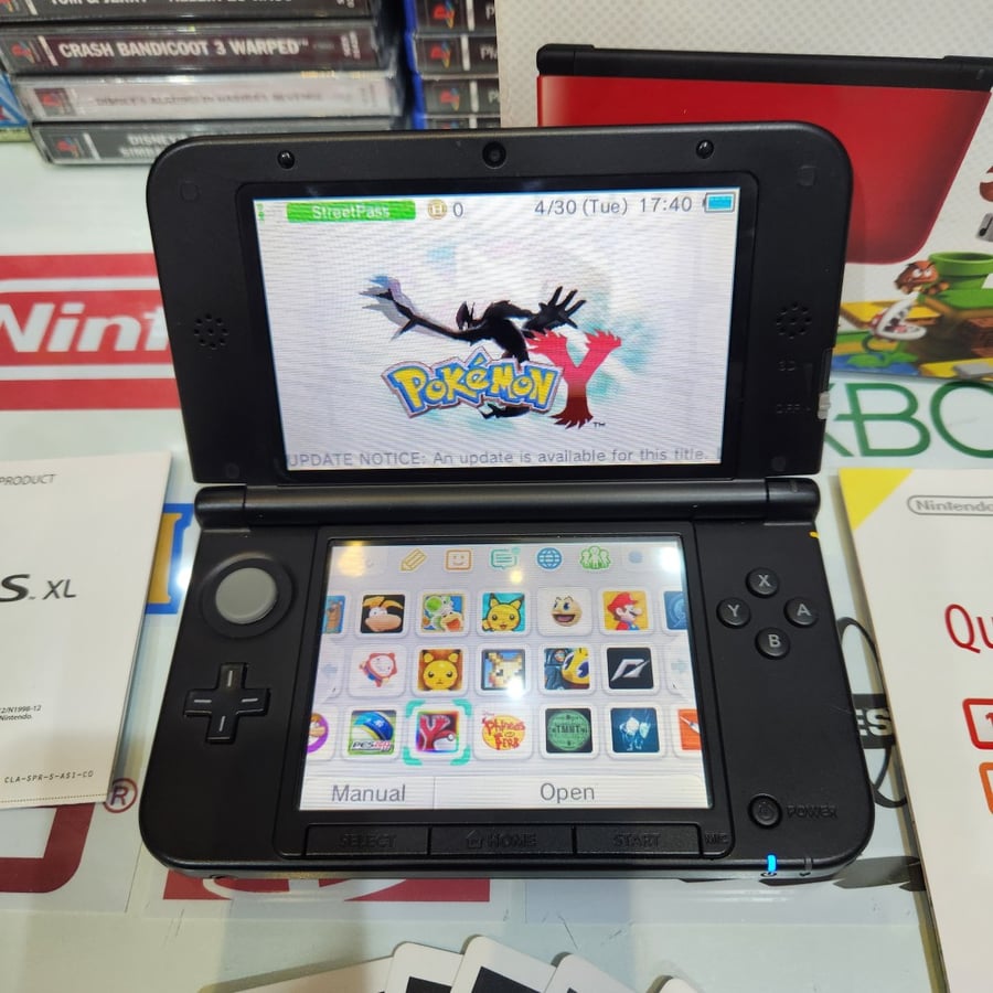 3ds نينتندو ثري دي اس اكس ال لون احمر