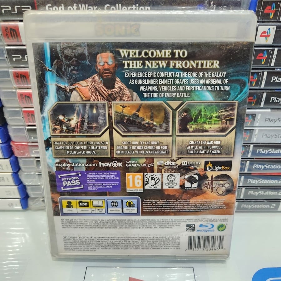 Ps3 starhawk ملاحظة يوجد اثار ماء بالعلبة