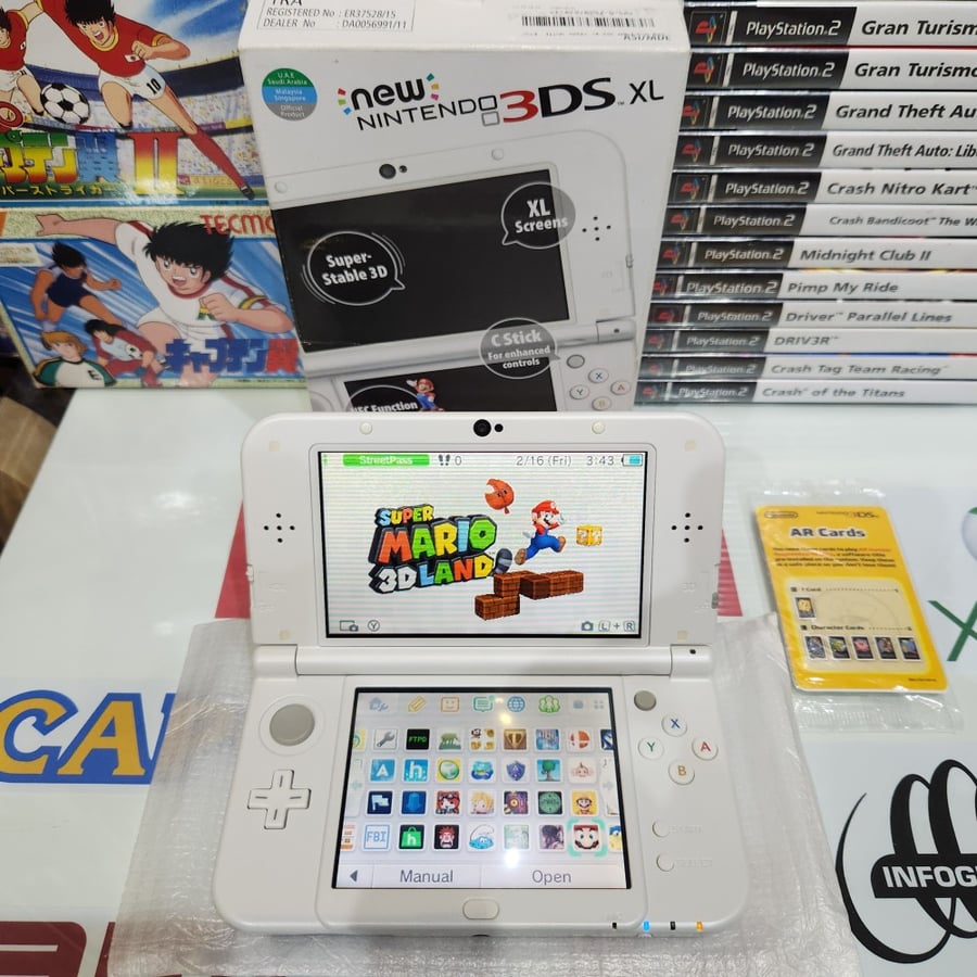 3ds نيو نينتندو ثري دي اس اكس ال مستخدم