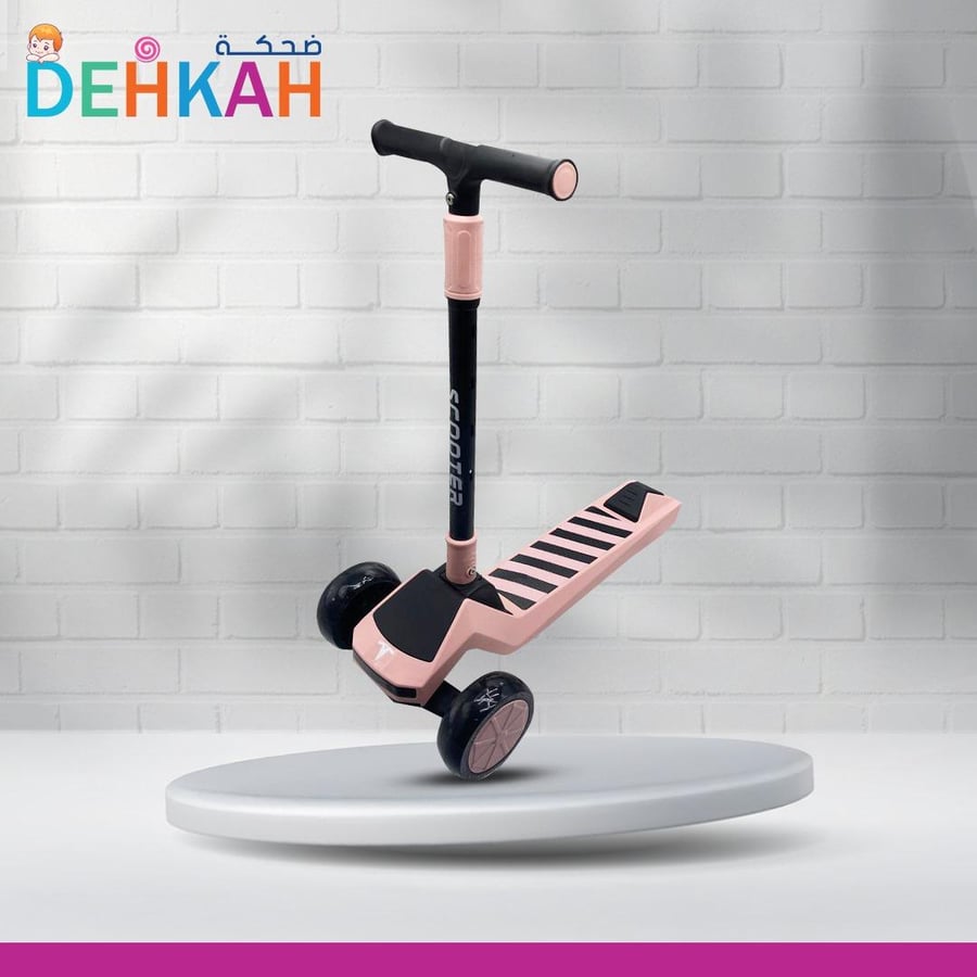 سكوتر الأطفال الذكي بالإضاءة والموسيقى –مع 4 ألوان من ضحكة DEHKAH مناسب للأطفال من عمر 3 إلى 5 سنوات