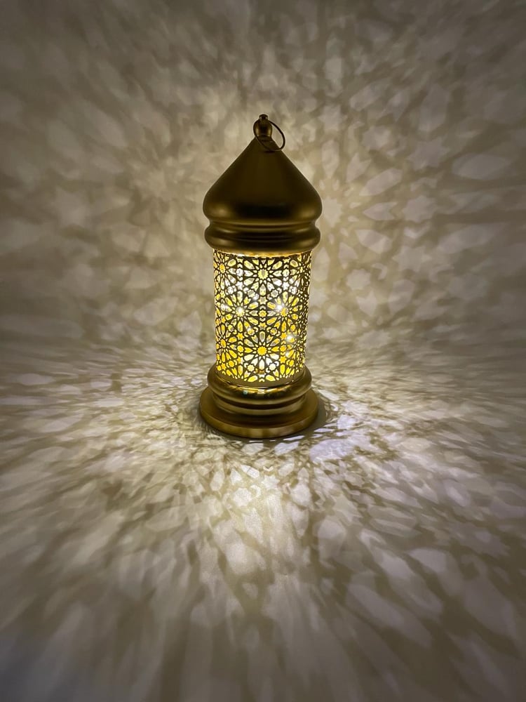 فانوس مأذنة ضوء دهبي كريستال JL22115