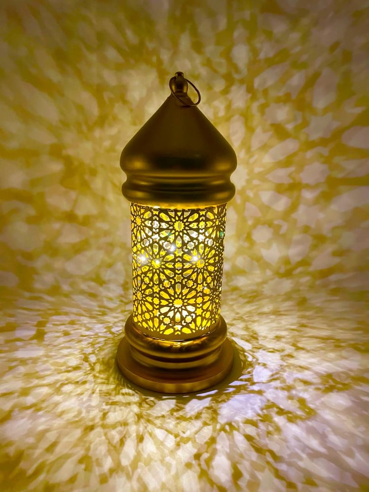 فانوس مأذنة ضوء دهبي كريستال JL22115