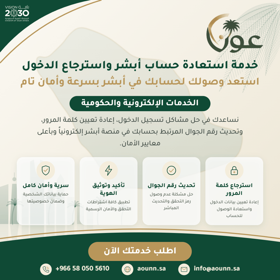 Absher Account Recovery