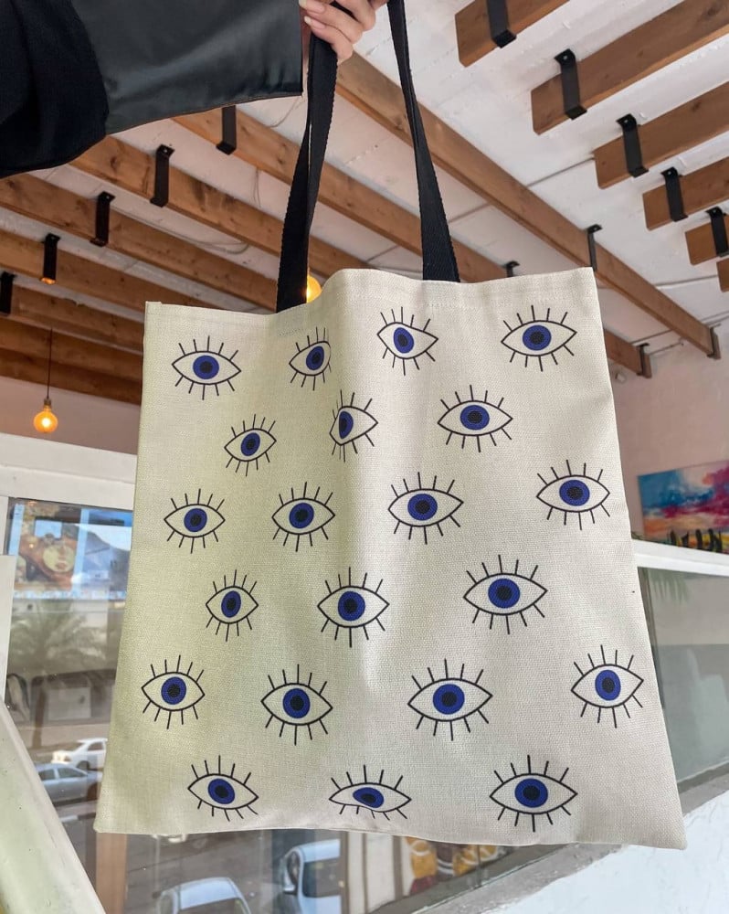 tote bag - Blue eyes