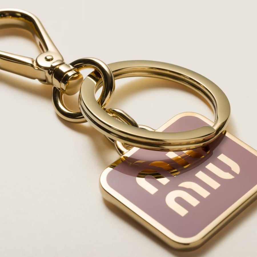 تعليقة حقائب ومفاتيح معدنية - miumiu