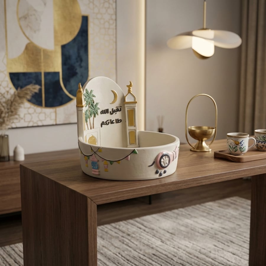 تحفة فخاريات ديكورية بتصميم أنيق