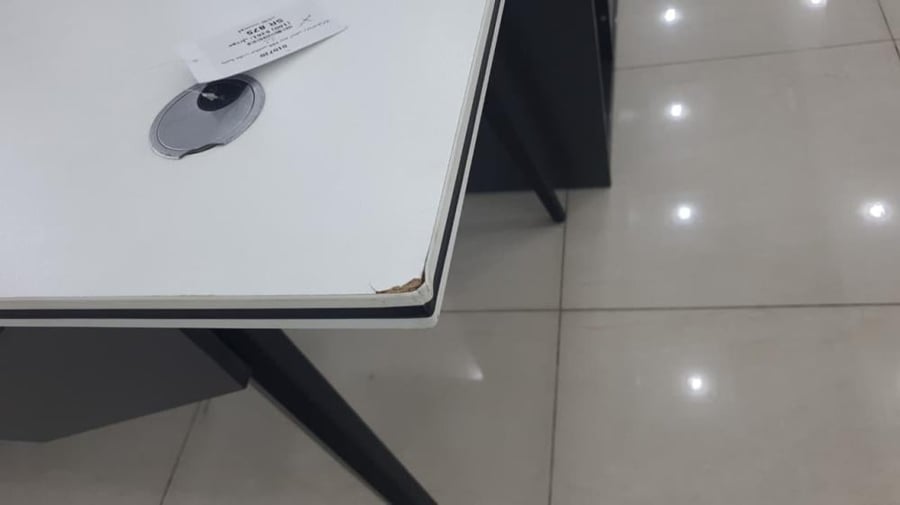 طقم مكتب عمل مع ملحقاته خشب ميلامين – عرض حبة