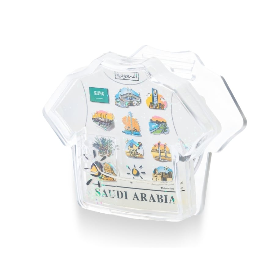 Saudi Landmarks Shirt-Shaped Magnet