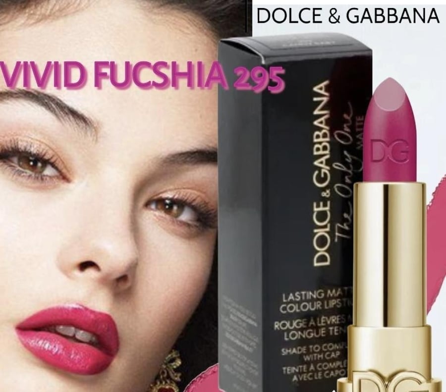 روج دولتشي اند غابانا رقم 295 vivid fuchsia مرطب بدون غطاء الحجم  3.5 g