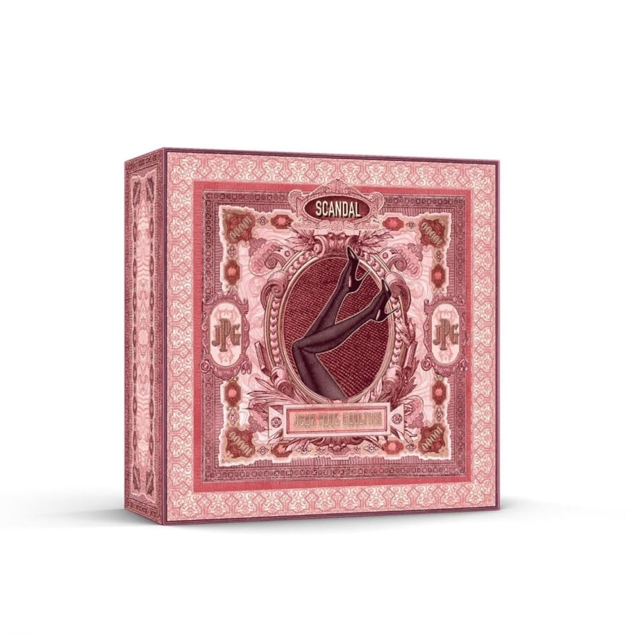 بوكس عطر نسائي سكاندال من جان بول  او دو برفيوم 80 ML مع عطر للشنطة 6ML ولوشن 75 ML ا