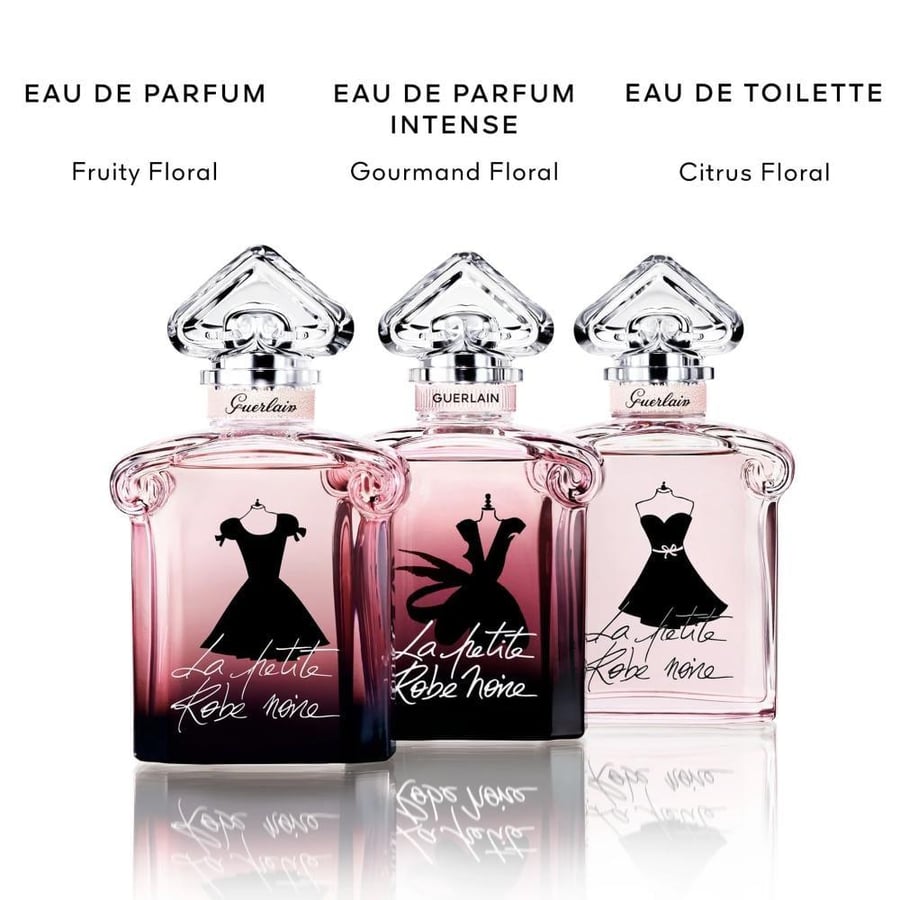 بوكس عطر نسائي لا بوتيت روب نوار جيرلان او دو برفيوم  30ML مع كريم اليد 15 ML
