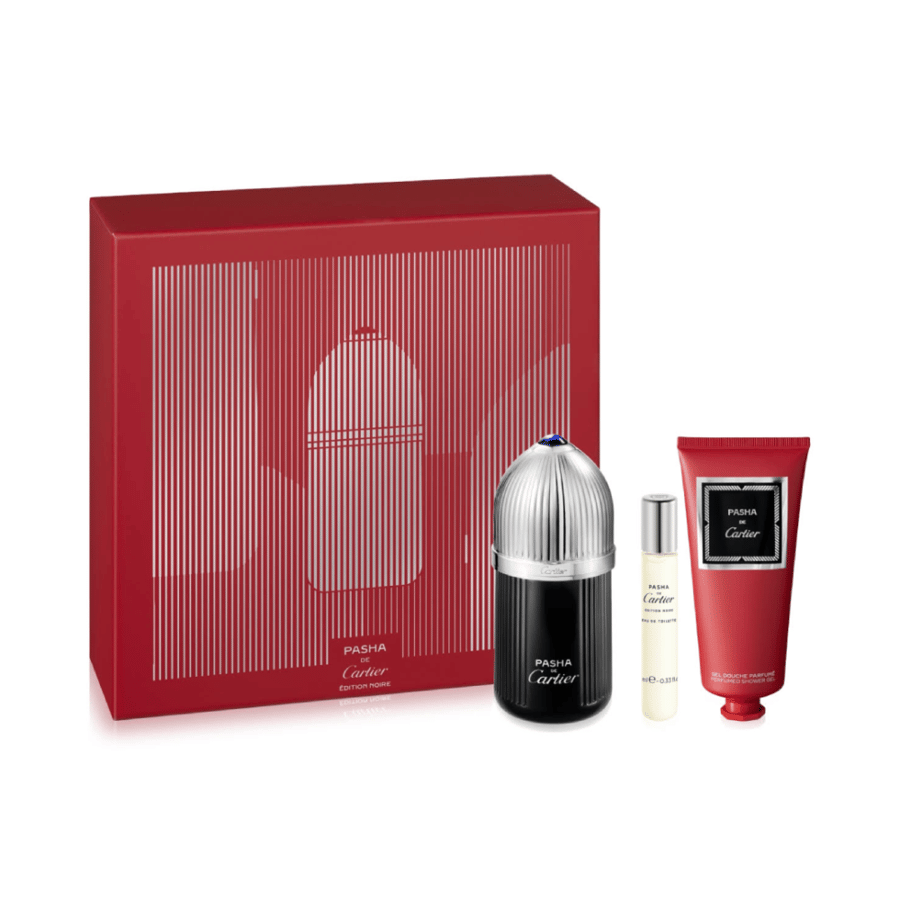بوكس عطر رجالي باشاء نوير كارتييه 100ML  او دو برفيوم مع لوشن شامل الشريطه والكارد والكيس