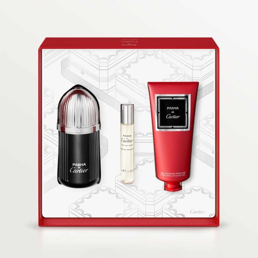 بوكس عطر رجالي باشاء نوير كارتييه 100ML  او دو برفيوم مع لوشن شامل الشريطه والكارد والكيس
