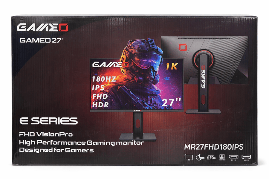 شاشة قيم أو 27 بوصه full hd بسرعة تردد 180 هيرتز تدعم HDMI 2.1