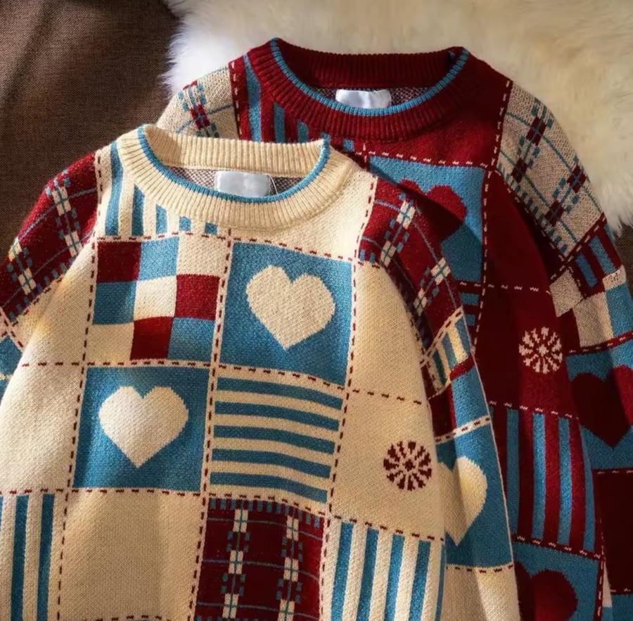 سويتر القلوب | Sweater