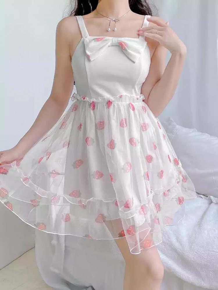 فستان | Strawberry Mini Dress