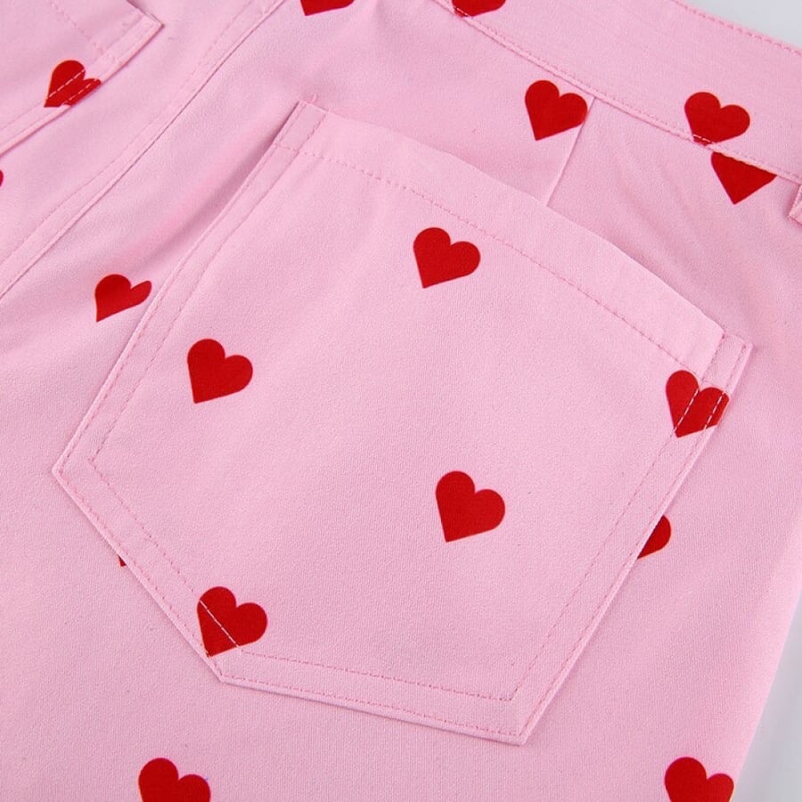 سروال وردي | Heart Shaped