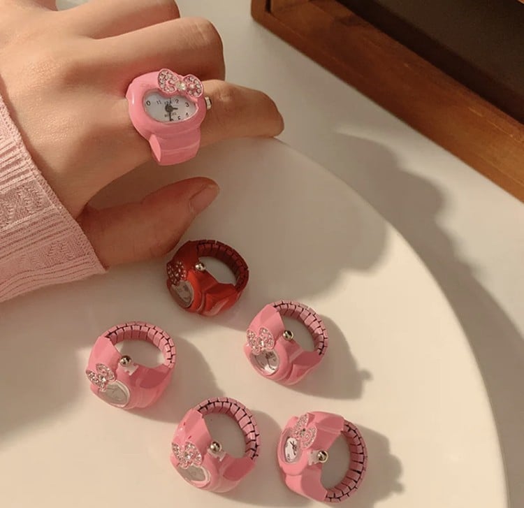 خاتم ساعة هيلو كيتي | Hello Kitty Watch Ring