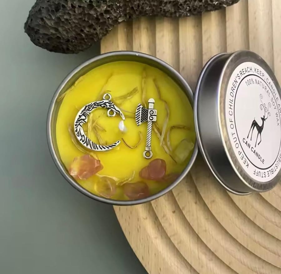شموع معطرة بزهرة الكريستال | Crystal Flower Scented Candles