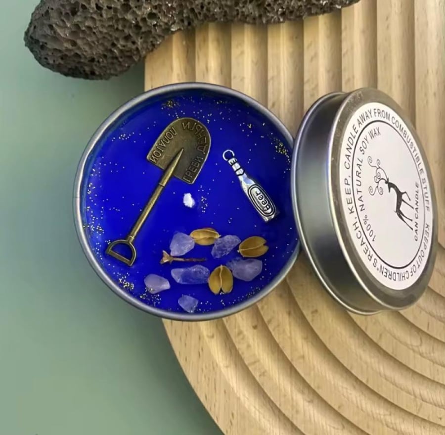 شموع معطرة بزهرة الكريستال | Crystal Flower Scented Candles