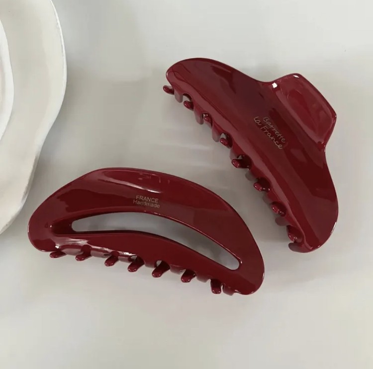 مشبك شعر| Cherry red