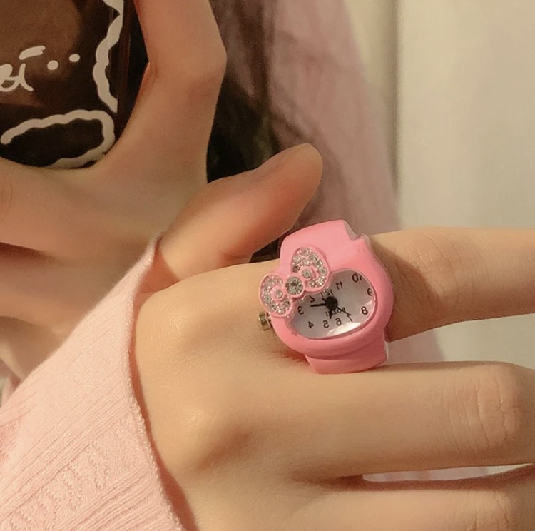 خاتم ساعة هيلو كيتي | Hello Kitty Watch Ring