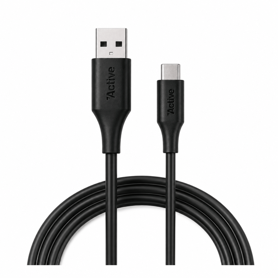 كيبل شحن يو اس بي إلى تايب سي بطول 1 متر AC-100 من أكتيف (Active USB-A to USB-C Cable 1M AC-100)