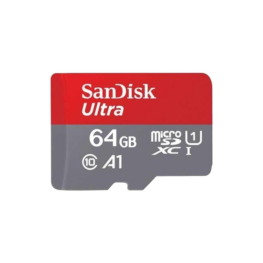 كارت ذاكرة سانديسك ميكرو إس دي 64 جيجا (SanDisk 64GB MicroSD)