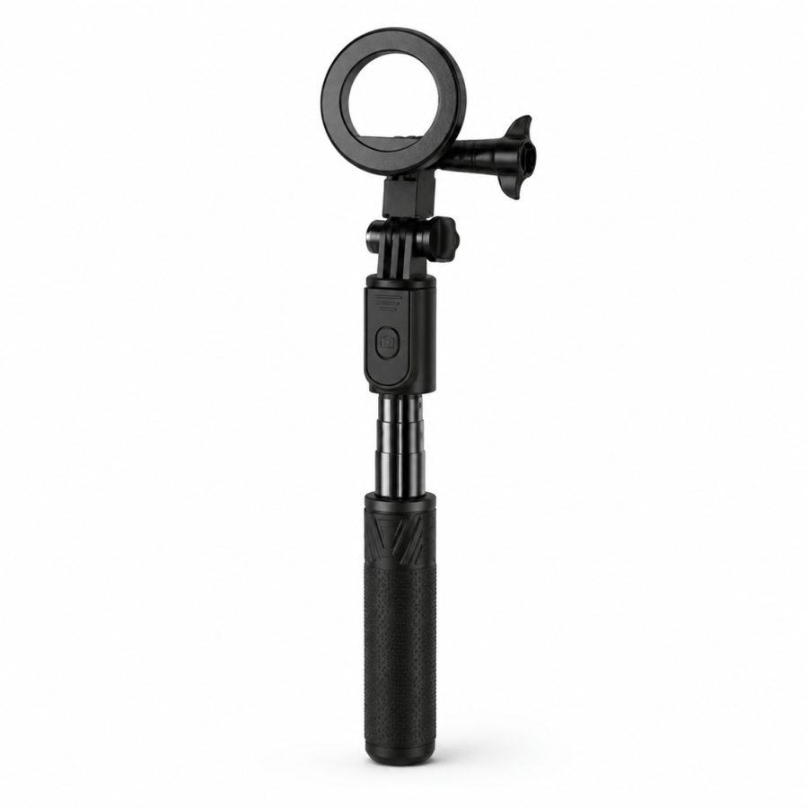 عصا سيلفي ثلاثية الاستخدامات مع ريموت بلوتوث موديل 800211 من إس بي (SP 800211 Selfie Stick / Desktop Stand / Floor Tripod)