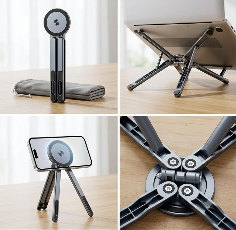 ستاند مغناطيسي متعدد الاستخدامات 4 في 1 موديل 2200129 من إس بي (SP 4-in-1 Magnetic Stand Model 2200129)