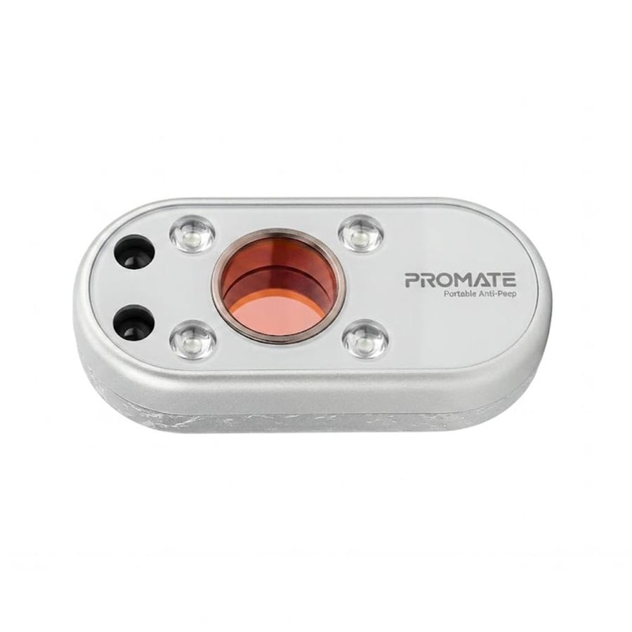 كاشف الكاميرات المخفية وأجهزة التجسس بروميت – جهاز كشف محمول لحماية الخصوصية (Promate Hidden Camera Detector)
